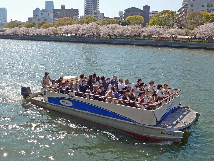 アクアmini 大阪城お花見クルーズ クルーズ 大阪水上バス